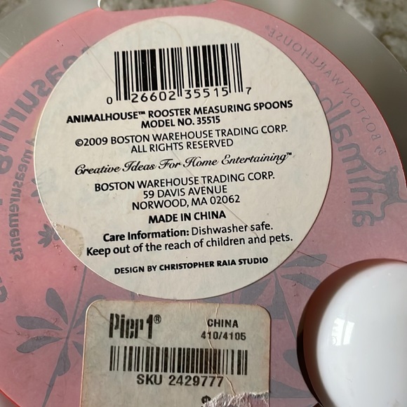 Rooster Measuring Spoons - Picture 2 of 2